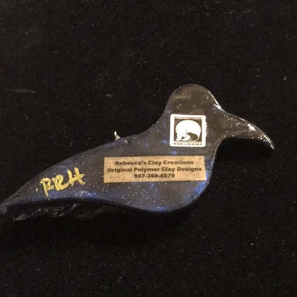 Alaskan Raven Ornament - Picture 3 of 4